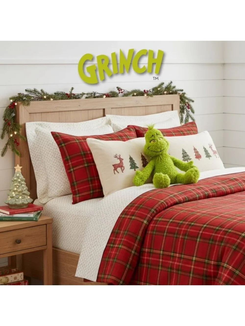 Super Soft Plush Grinch Weighted Cuddle Pillow Buddy - 3lb Comfort Pillow